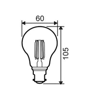 GLS LED Filament Dimmable Globes Frosted Diffuser (8W)