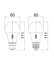 GLSTRI (Dimmable): LED GLS Tri-CCT Dimmable Globes Frosted Diffuser (10W)