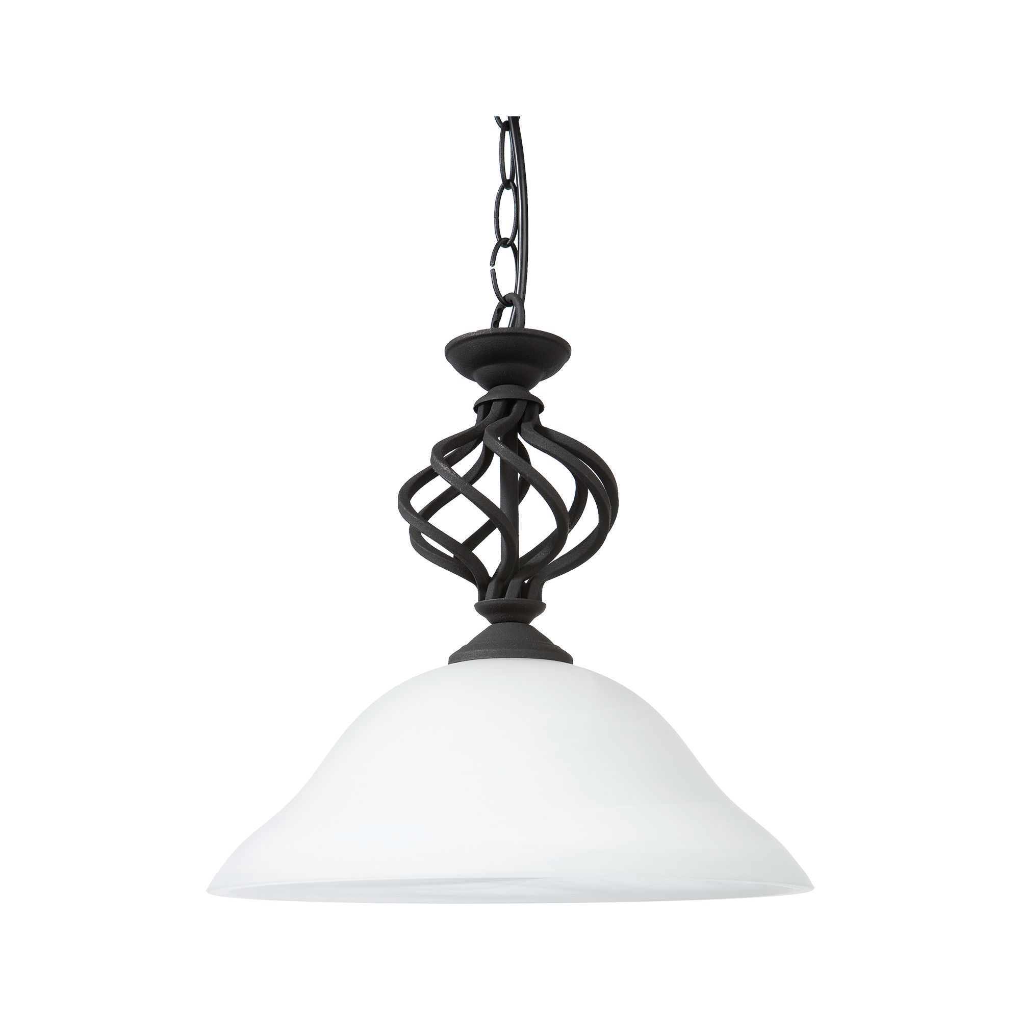 Geneva Pendant Light in Antique Brass, Black or Satin Nickel