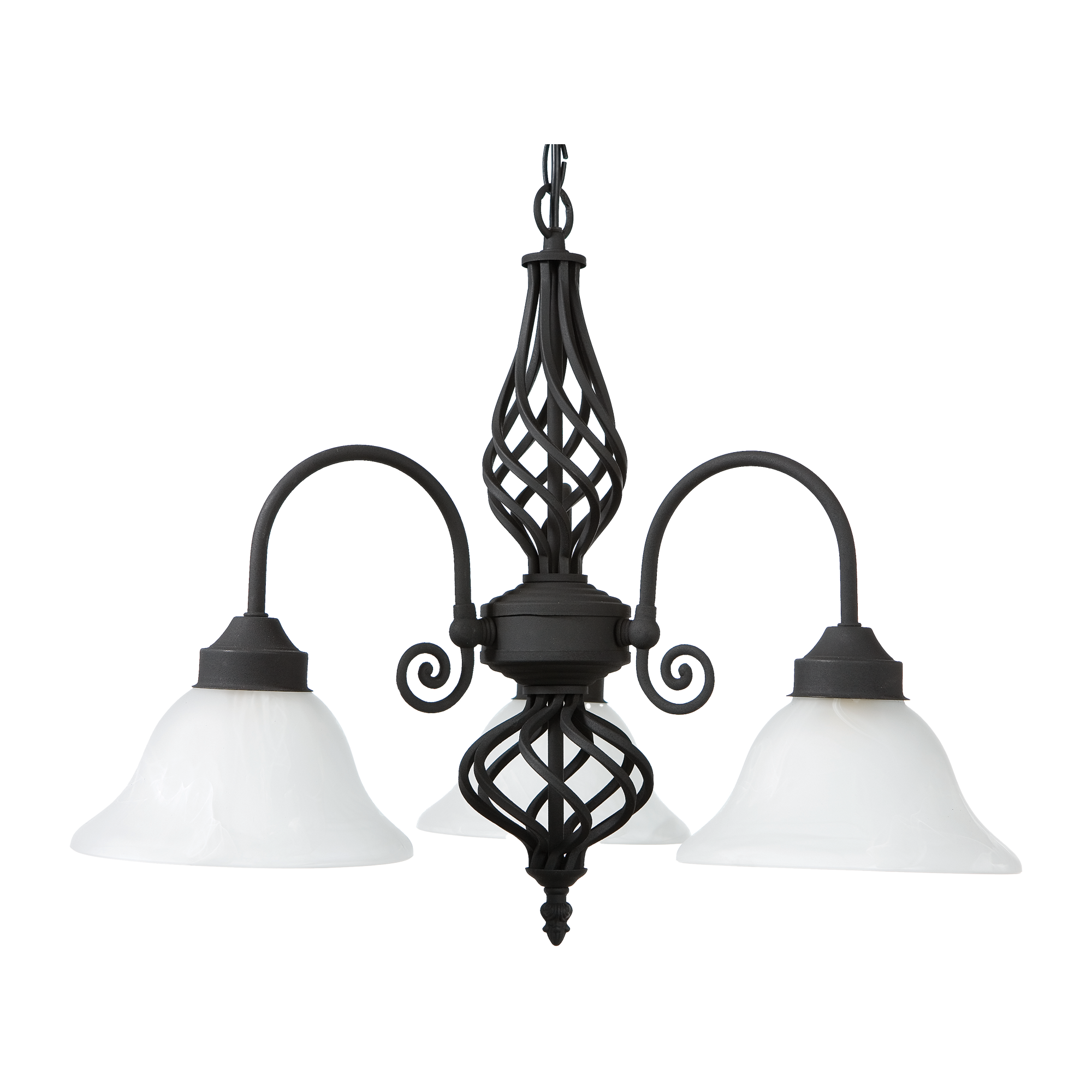 Geneva Pendant Light 3 Light in Antique Brass, Black or Satin Nickel
