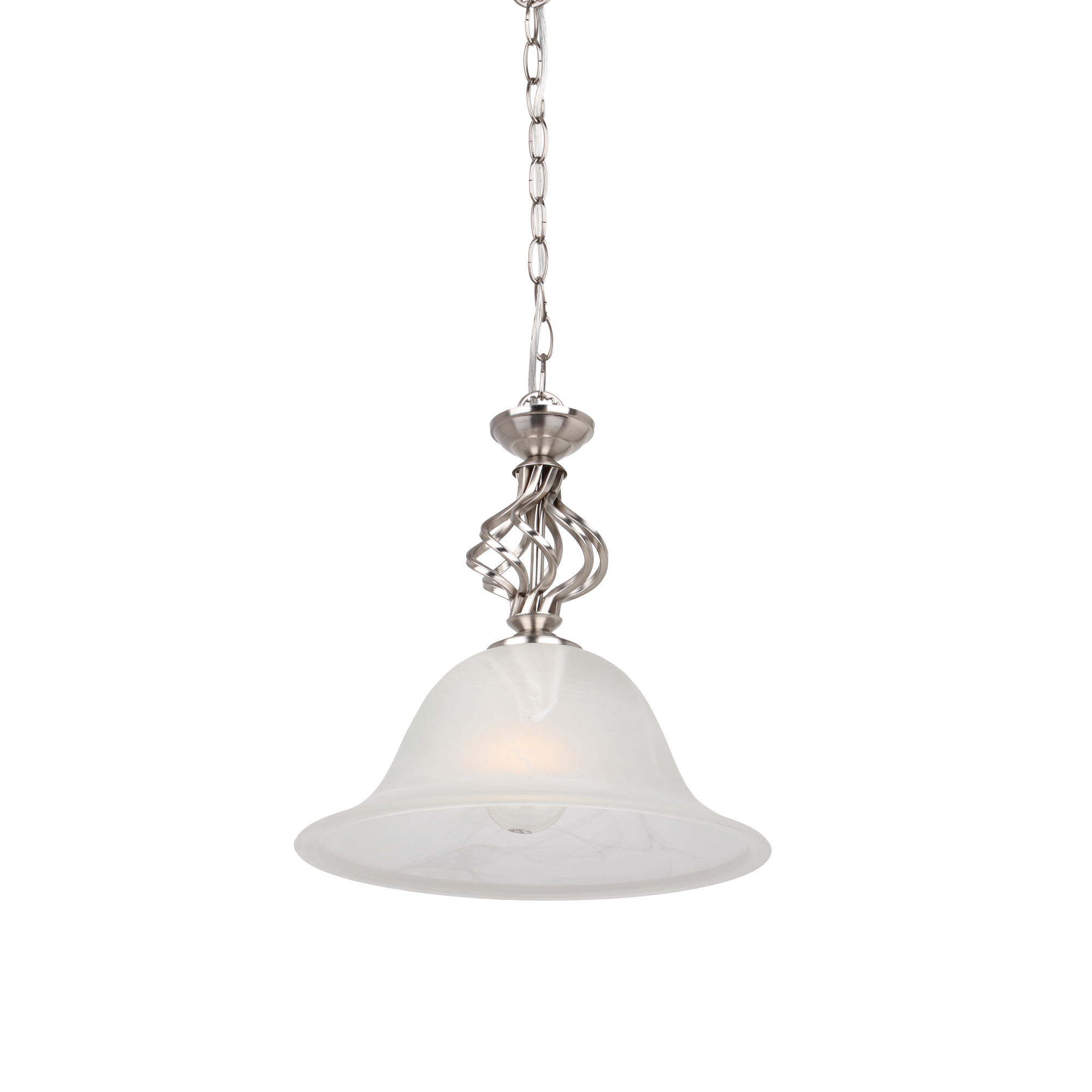 Geneva Pendant Light in Antique Brass, Black or Satin Nickel