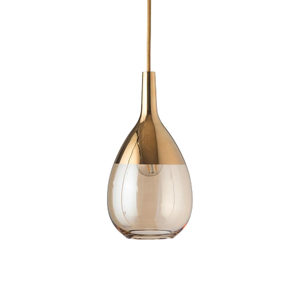 Lute Pendant Light W140mm Glass