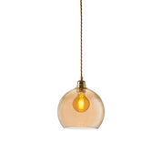 Rowan Pendant Light W220mm Glass Matt Gold