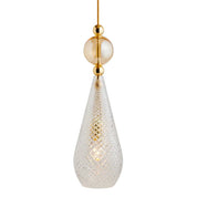 Smykke Pendant Light W180mm Check Clear Glass