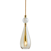 Smykke Pendant Light W125mm Glass Swirl Ball