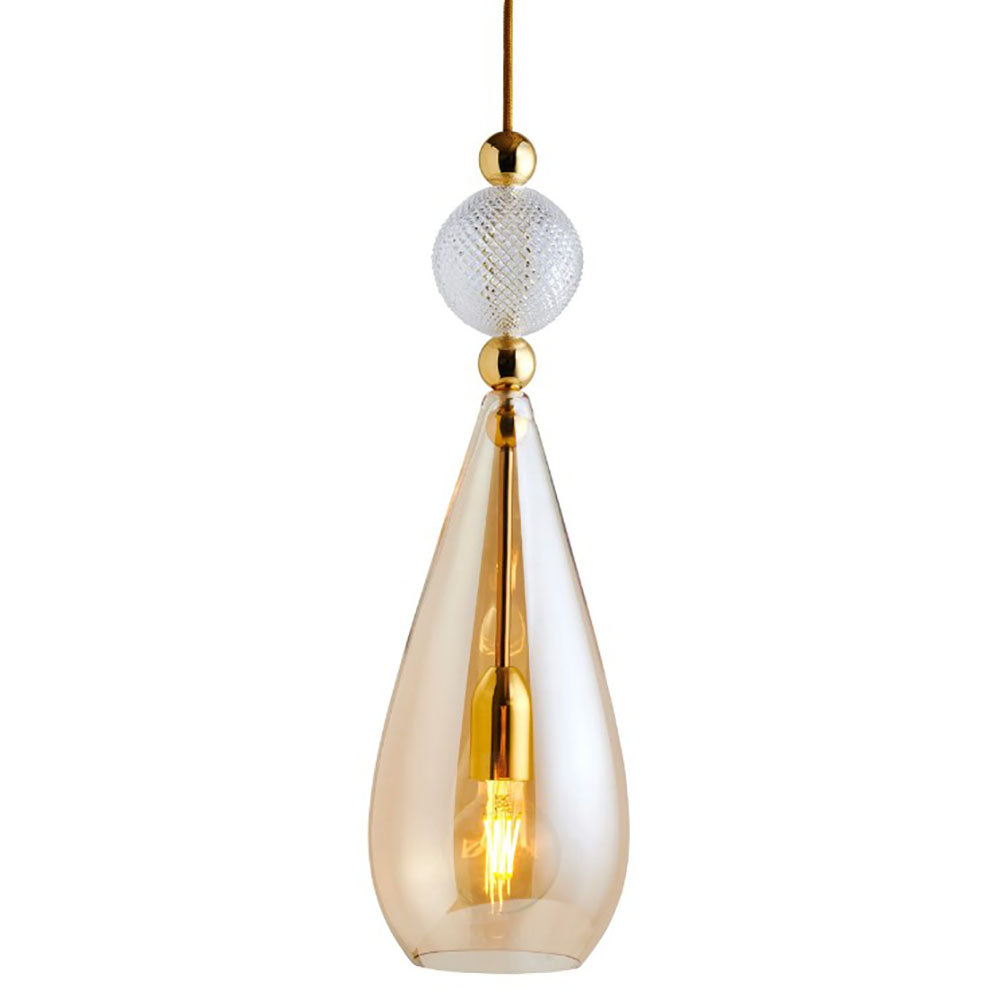 Smykke Pendant Light W180mm Glass Check Ball