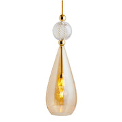 Smykke Pendant Light W180mm Glass Swirl Ball