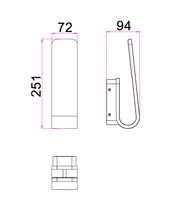 HAK: LED Tri-CCT Exterior Hook Wall Lights IP65