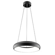 Halo LED Pendant Black Polycarbonate 3000K
