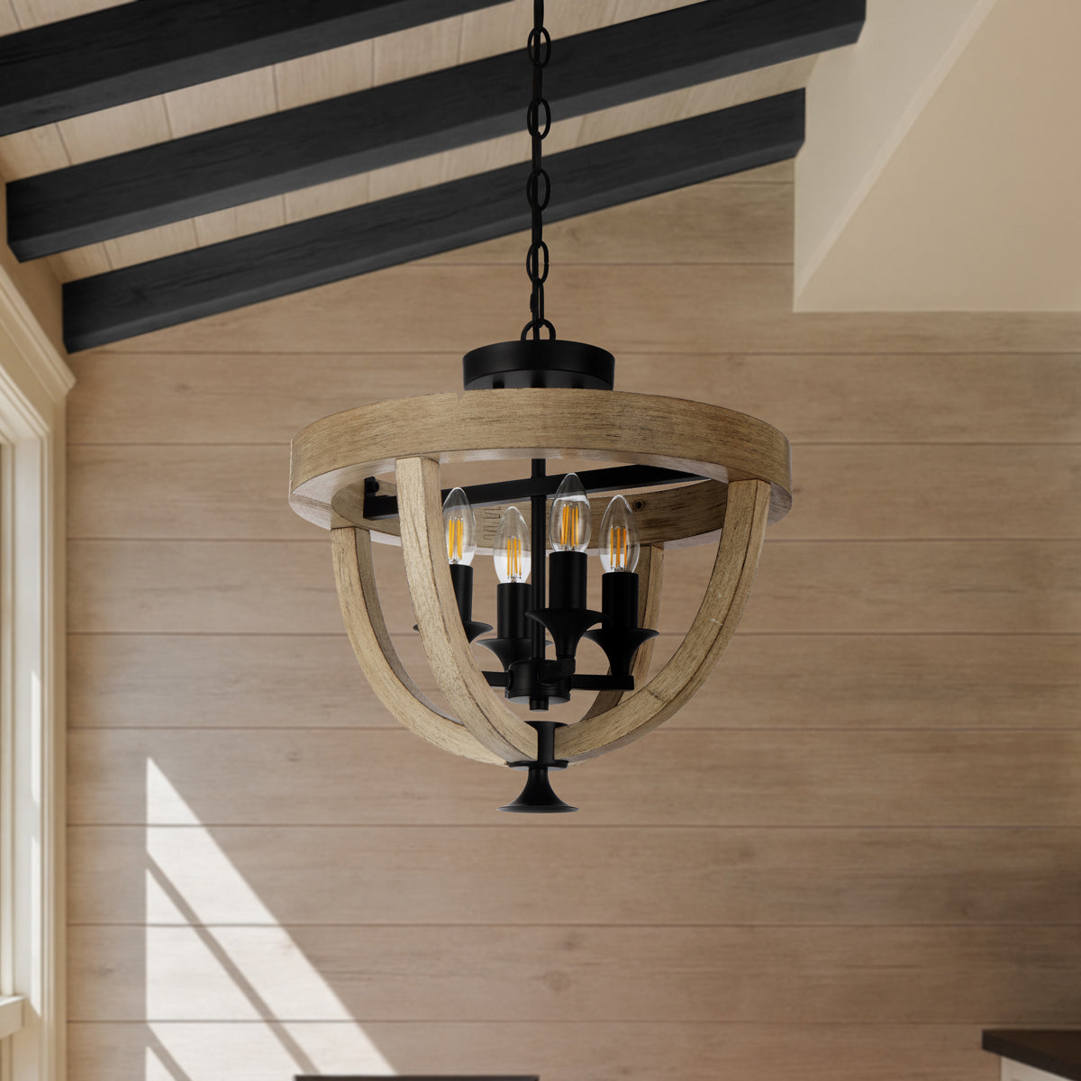 HOSLEY 4 LIGHT PENDANT CTC