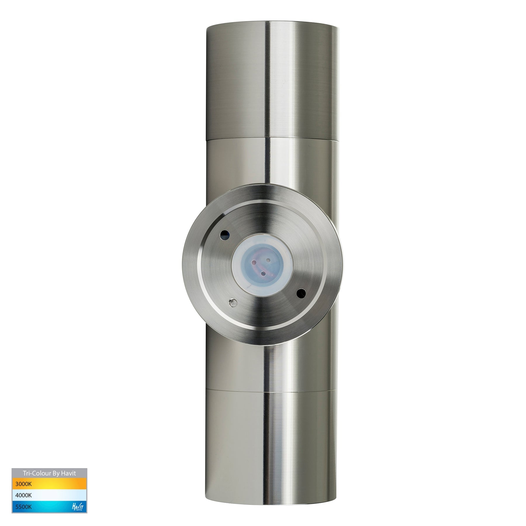Havit Lighting Tivah 316 Stainless Steel TRI Colour Up & Down Wall Pillar Lights