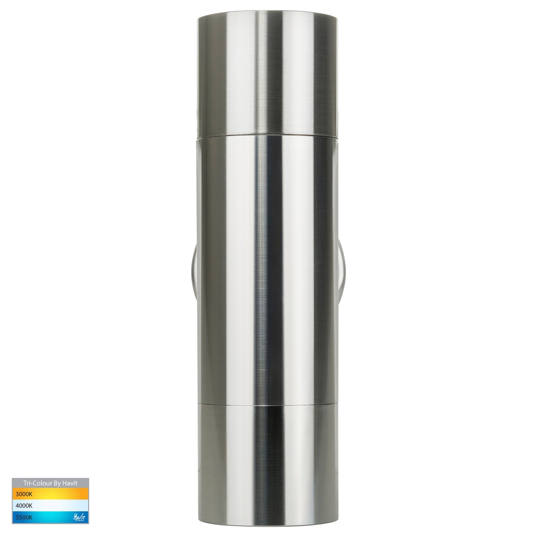 Havit Lighting Tivah 316 Stainless Steel TRI Colour Up & Down Wall Pillar Lights