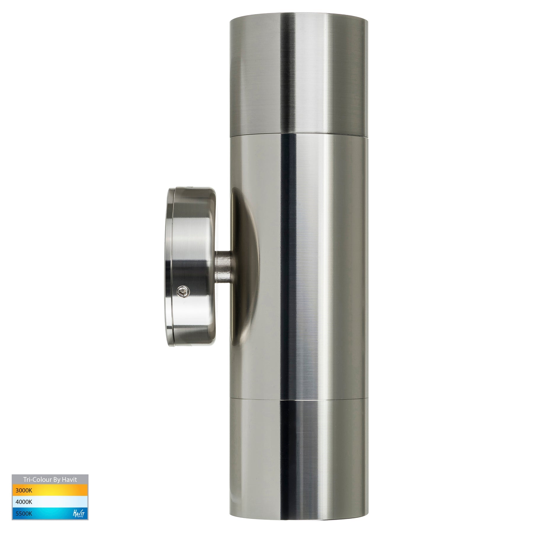 Havit Lighting Tivah 316 Stainless Steel TRI Colour Up & Down Wall Pillar Lights