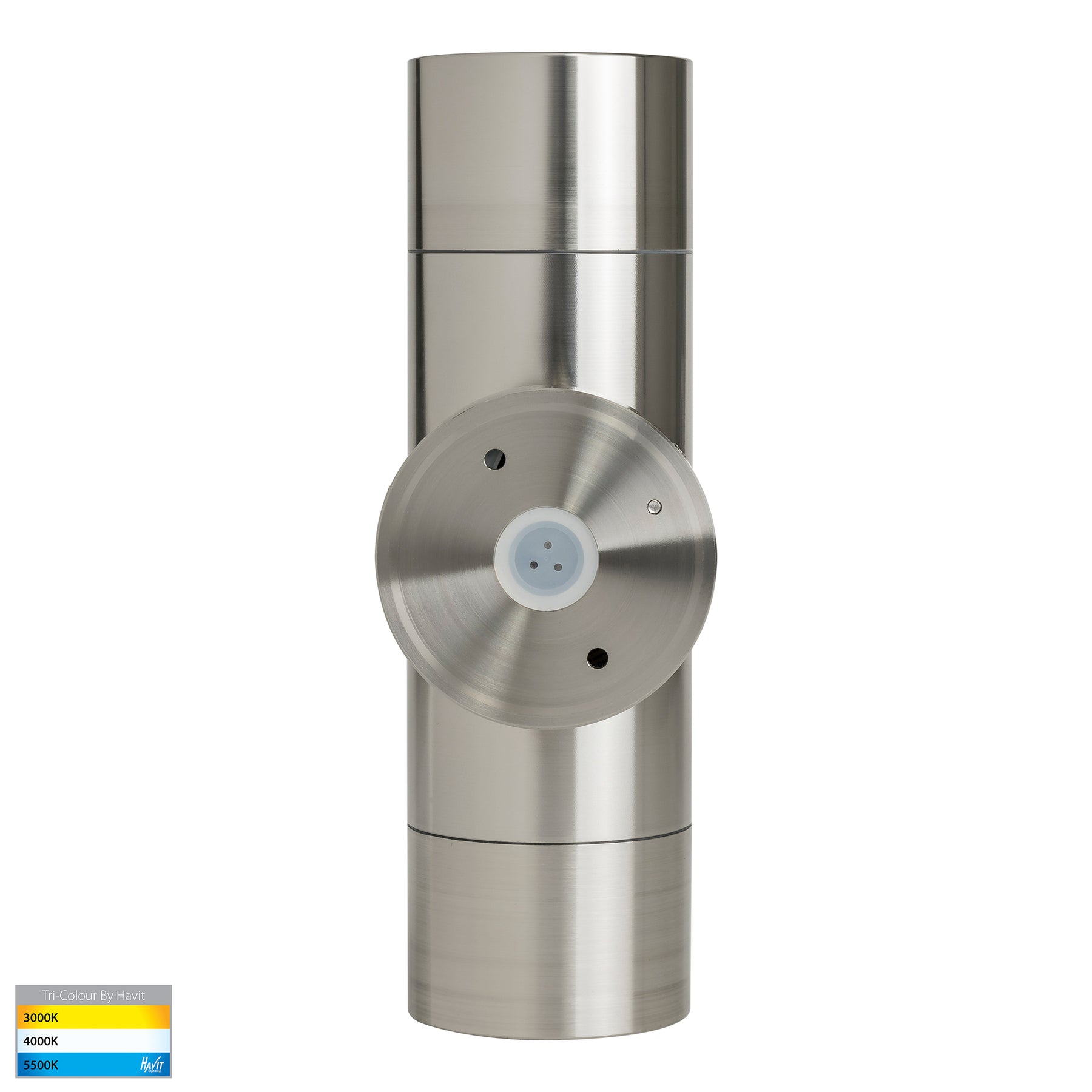 Havit Lighting Maxi Tivah 316 Stainless Steel TRI Colour Up & Down Wall Pillar Lights