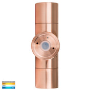 Havit Lighting Tivah Solid Copper TRI Colour Up & Down Wall Pillar Lights
