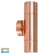 Havit Lighting Tivah Solid Copper TRI Colour Up & Down Wall Pillar Lights