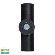 Havit Lighting Tivah Black TRI Colour Up & Down Wall Pillar Lights