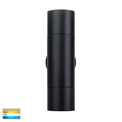 Havit Lighting Tivah Black TRI Colour Up & Down Wall Pillar Lights