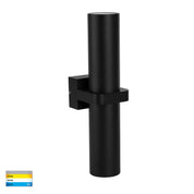 Havit Lighting Luz Black TRI Colour Single Up & Down Wall Pillar Lights