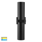 Havit Lighting Luz Black TRI Colour Single Up & Down Wall Pillar Lights