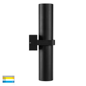 Havit Lighting Luz Black TRI Colour Single Up & Down Wall Pillar Lights