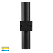 Havit Lighting Luz Black TRI Colour Single Up & Down Wall Pillar Lights