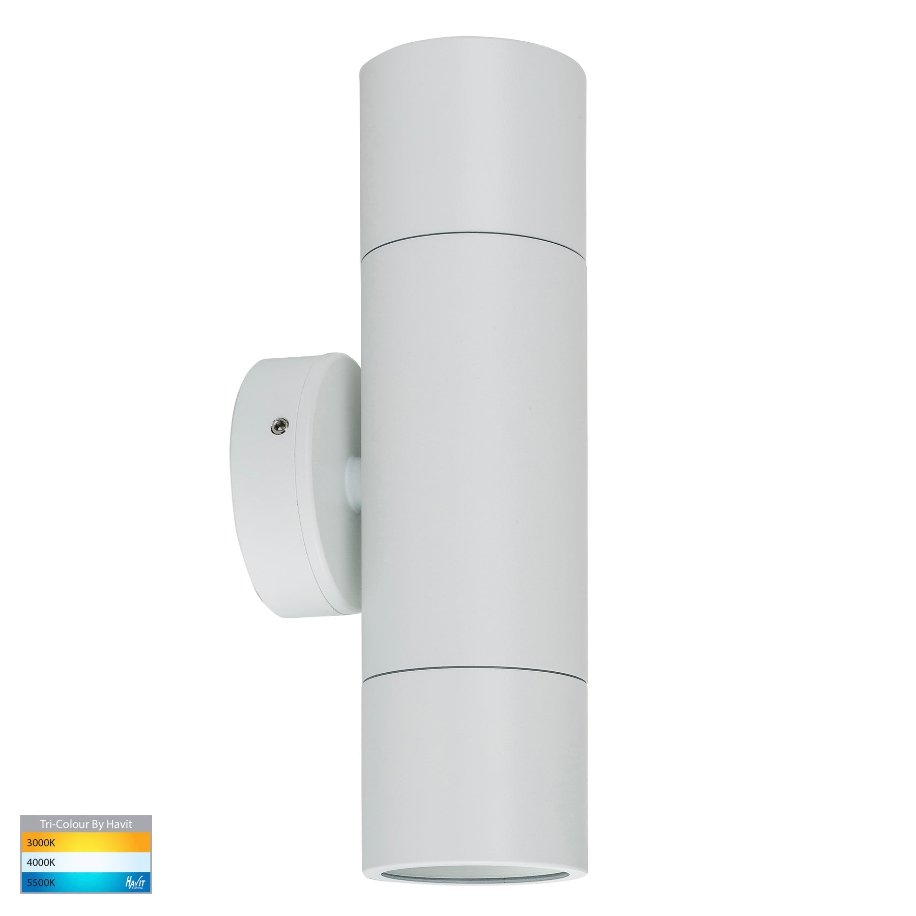 Havit Lighting Tivah White TRI Colour Up & Down Wall Pillar Lights