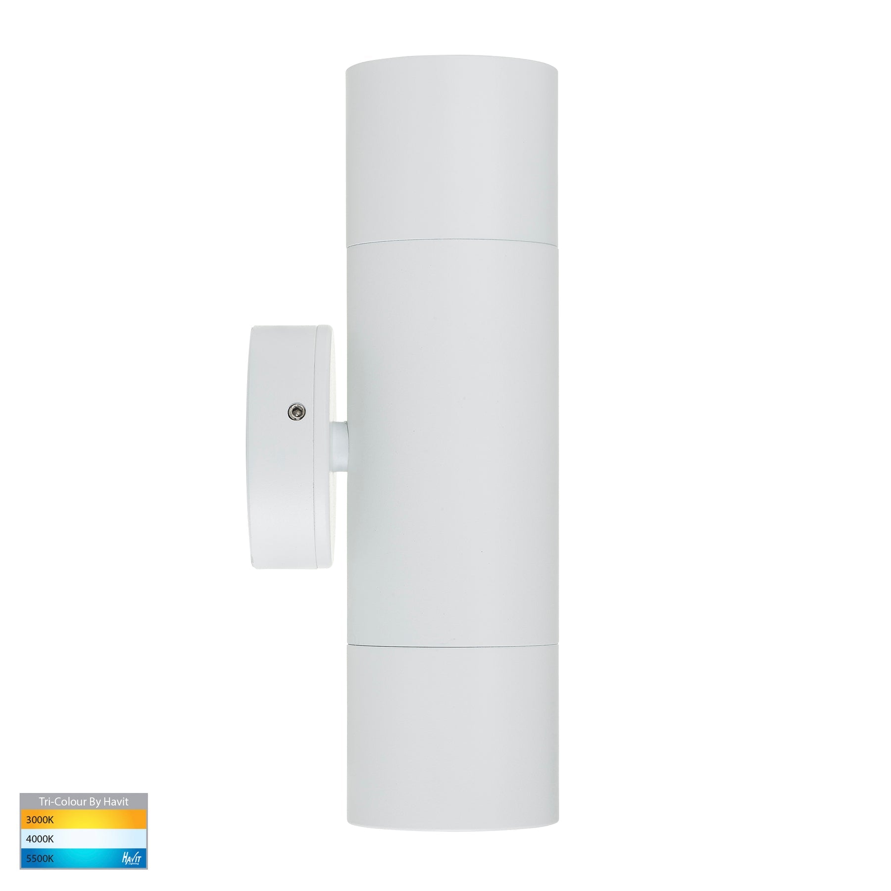Havit Lighting Tivah White TRI Colour Up & Down Wall Pillar Lights