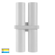 Havit Lighting Luz White TRI Colour Double Up & Down Wall Pillar Lights