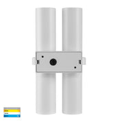 Havit Lighting Luz White TRI Colour Double Up & Down Wall Pillar Lights