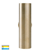 Havit Lighting Tivah Solid Brass TRI Colour Up & Down Wall Pillar Lights