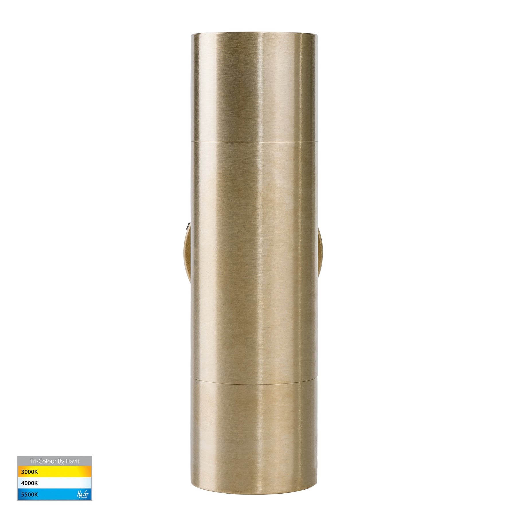 Havit Lighting Tivah Solid Brass TRI Colour Up & Down Wall Pillar Lights