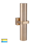 Havit Lighting Luz Solid Brass TRI Colour Single Up & Down Wall Pillar Lights
