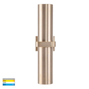 Havit Lighting Luz Solid Brass TRI Colour Single Up & Down Wall Pillar Lights