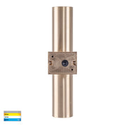 Havit Lighting Luz Solid Brass TRI Colour Single Up & Down Wall Pillar Lights