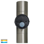 Havit Lighting Fortis Stainless Steel TRI Colour Up & Down Wall Pillar Lights
