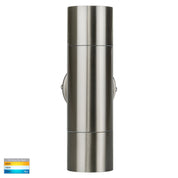 Havit Lighting Fortis Stainless Steel TRI Colour Up & Down Wall Pillar Lights