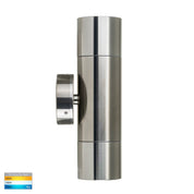 Havit Lighting Tivah Titanium Aluminium TRI Colour Up & Down Wall Pillar Lights