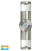 Havit Lighting Highlite Titanium Aluminium TRI Colour Up & Down Wall Pillar Lights