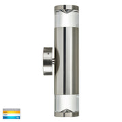 Havit Lighting Highlite Titanium Aluminium TRI Colour Up & Down Wall Pillar Lights