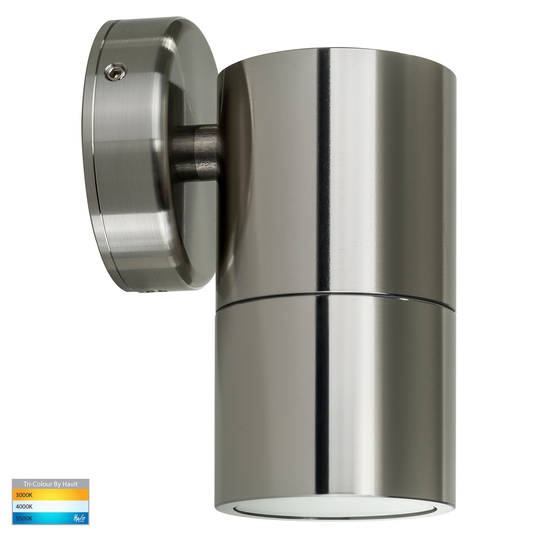 Havit Lighting Tivah 316 Stainless Steel TRI Colour Fixed Down Wall Pillar Lights