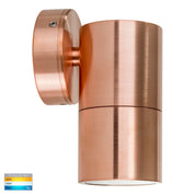 Havit Lighting Tivah Solid Copper TRI Colour Fixed Down Wall Pillar Lights