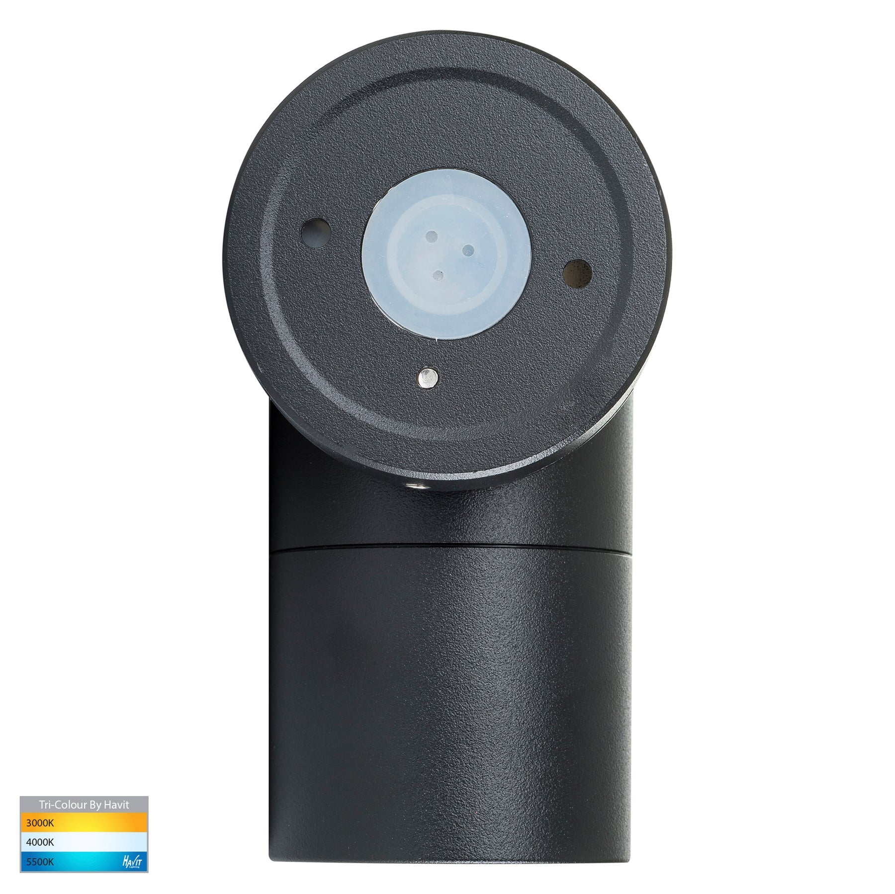 Havit Lighting Tivah Black TRI Colour Fixed Down Wall Pillar Lights
