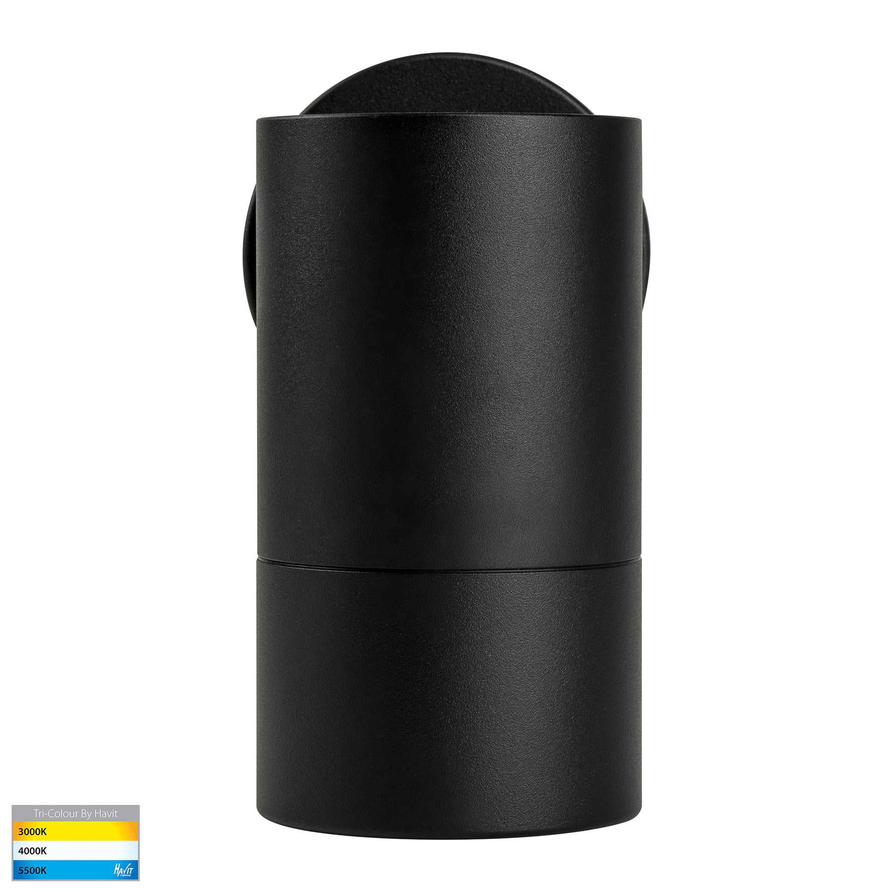 Havit Lighting Maxi Tivah Aluminium Black TRI Colour Fixed Down Wall Pillar Lights