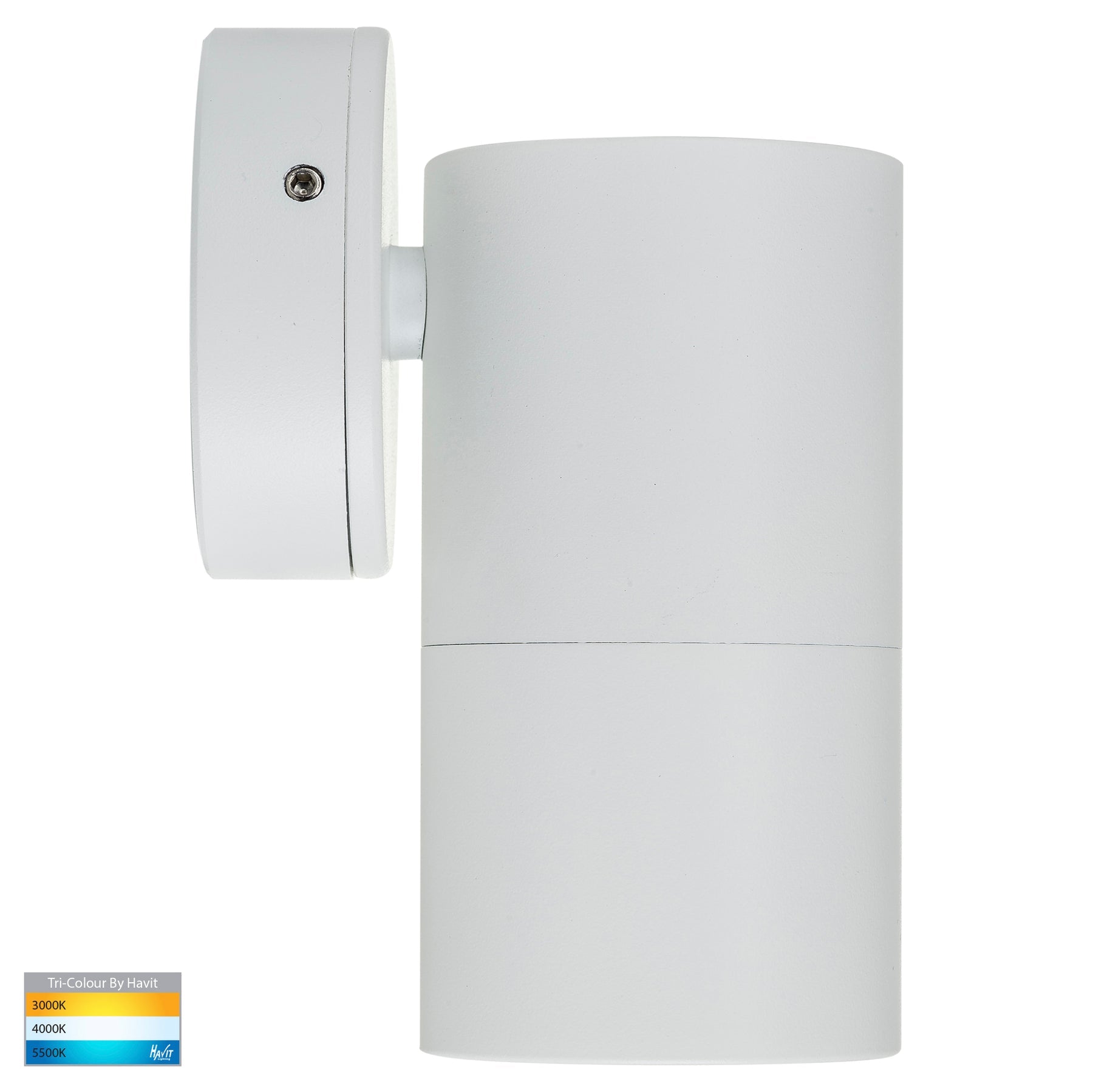 Havit Lighting Tivah White TRI Colour Fixed Down Wall Pillar Lights