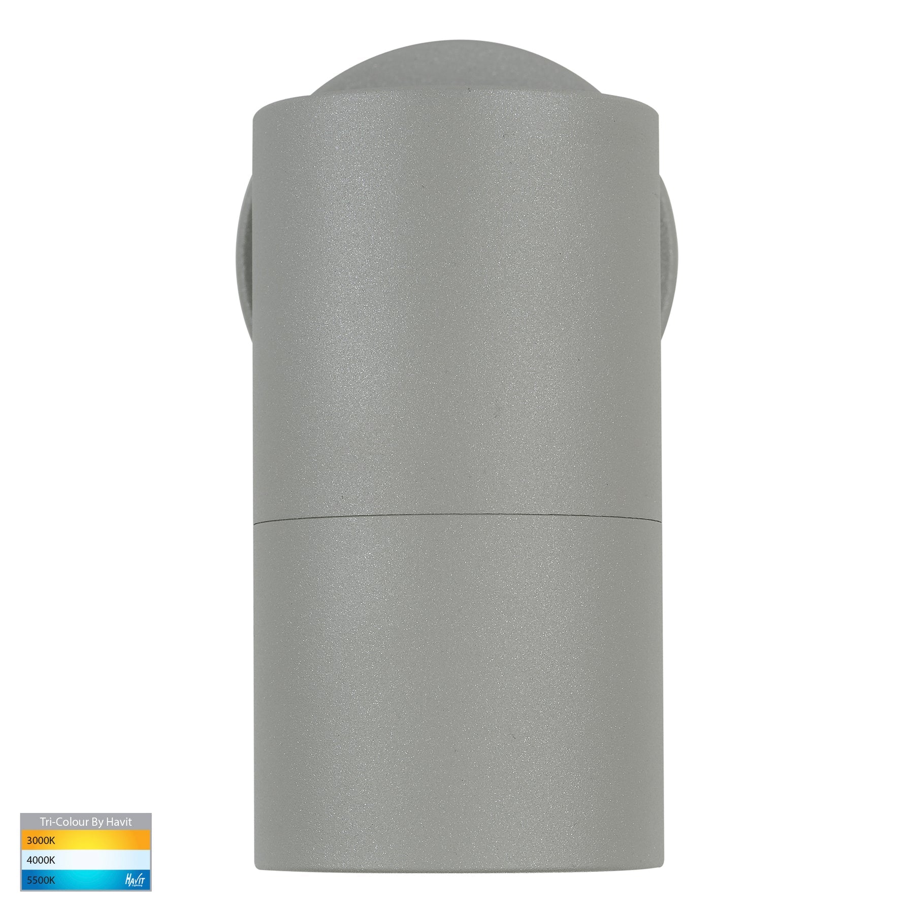 Havit Lighting Tivah Silver TRI Colour Fixed Down Wall Pillar Lights