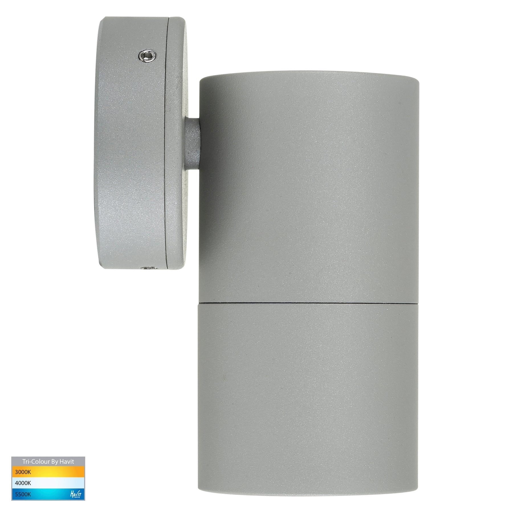 Havit Lighting Tivah Silver TRI Colour Fixed Down Wall Pillar Lights
