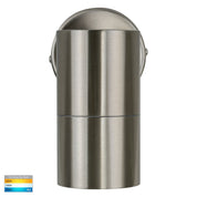Havit Lighting Fortis Stainless Steel TRI Colour Fixed Down LED Wall Pillar Light