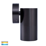 Havit Lighting Tivah Solid Brass Graphite Coloured TRI Colour Fixed Down Wall Pillar Lights
