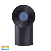 Havit Lighting Tivah Solid Brass Graphite Coloured TRI Colour Fixed Down Wall Pillar Lights